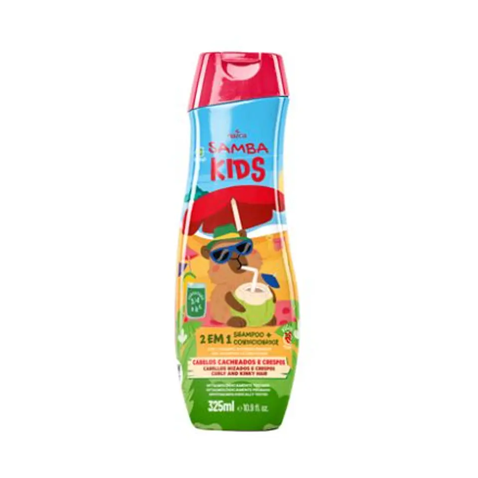 Samba Kids - 2EN1 SHAMPOO Y ACONDICIONADOR CAPIBARA CABELLO RIZADO 325ml 1