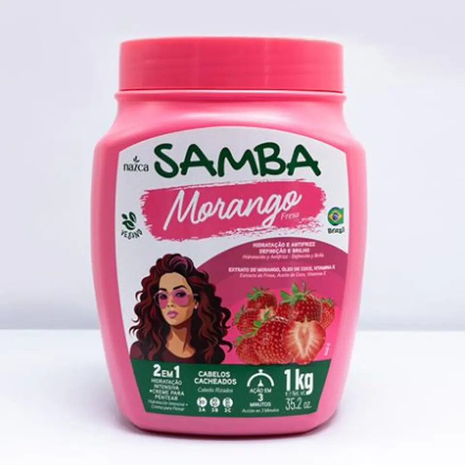 Samba - TRATAMIENTO 2 EN 1 MORANGO 1kg 1