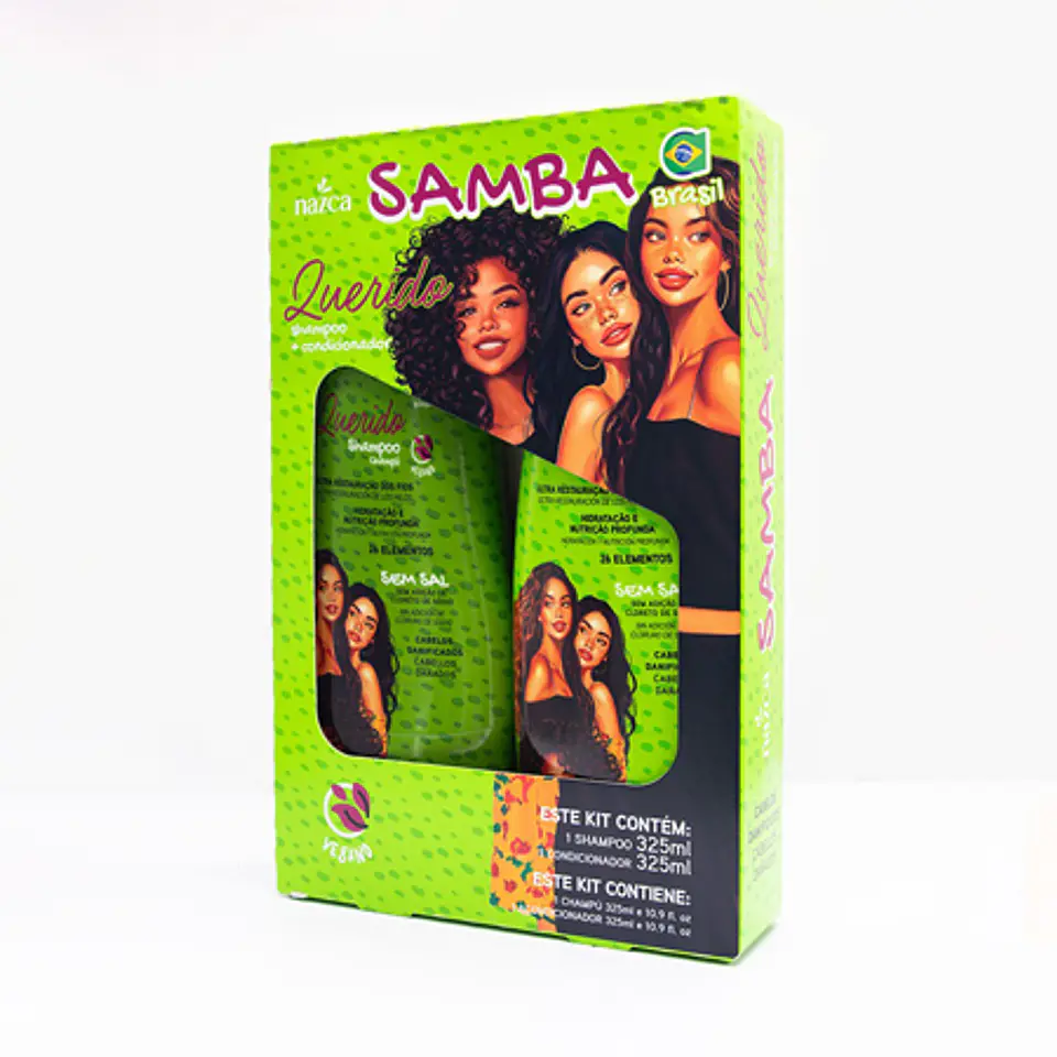 Samba - SET SHAMPOO Y ACONDICIONADOR QUERIDO 325ml 1