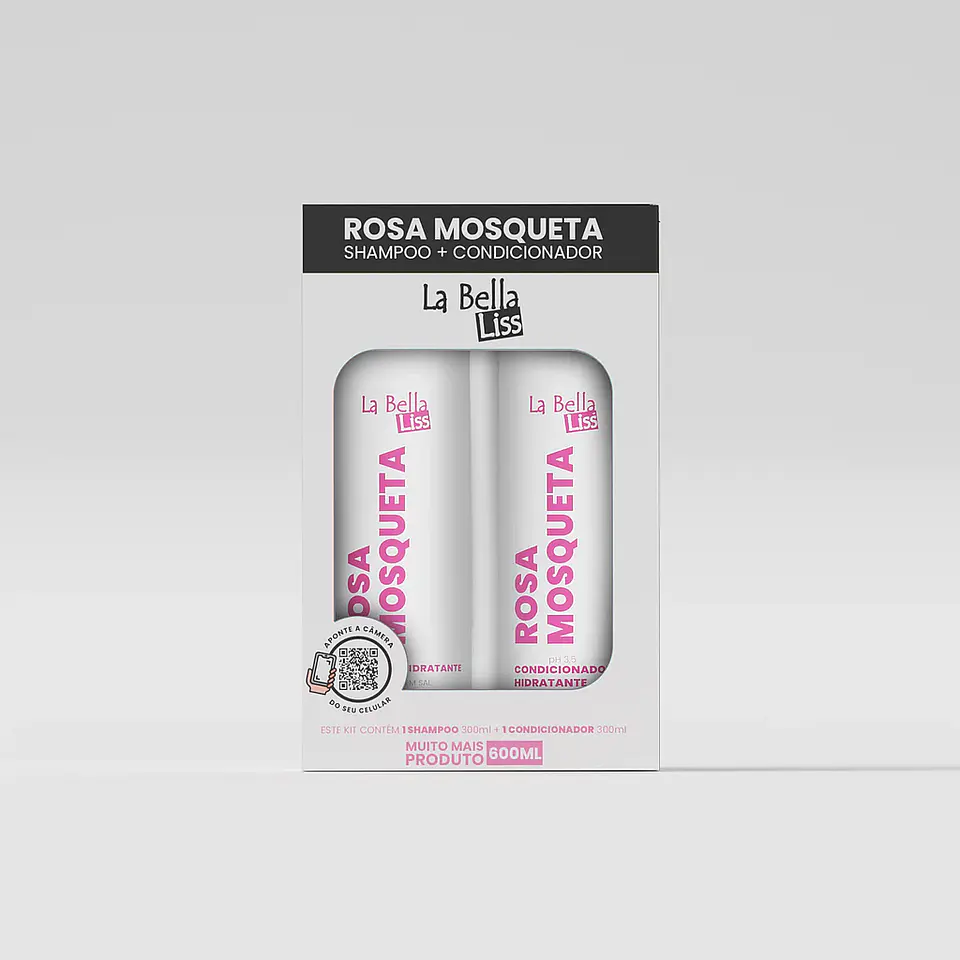 La Bella Liss - Kit Rosa Mosqueta 600ml 1