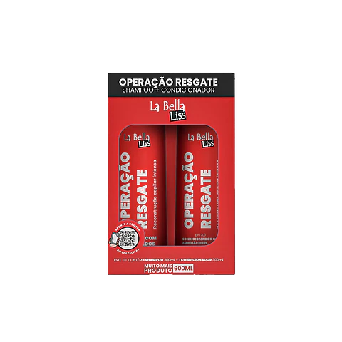 La Bella Liss - Kit Operacao Resgate 600ml