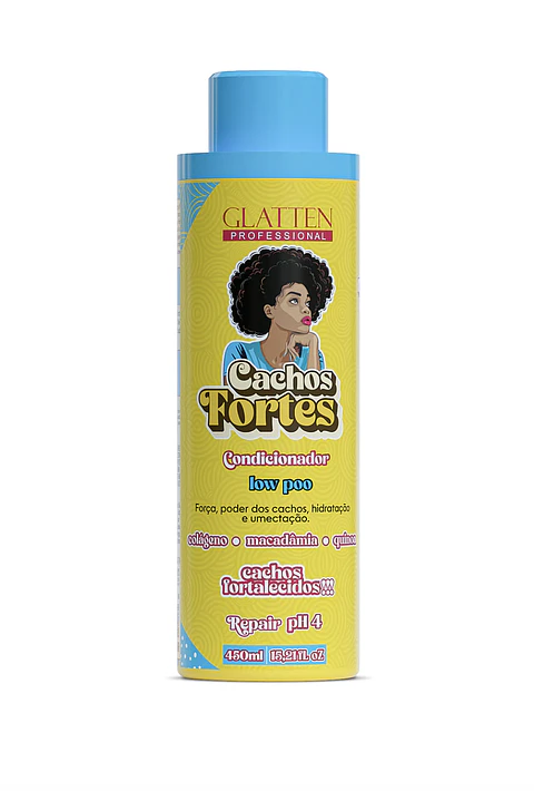 Glatten - Condicionador Cachos Fortes 450ml