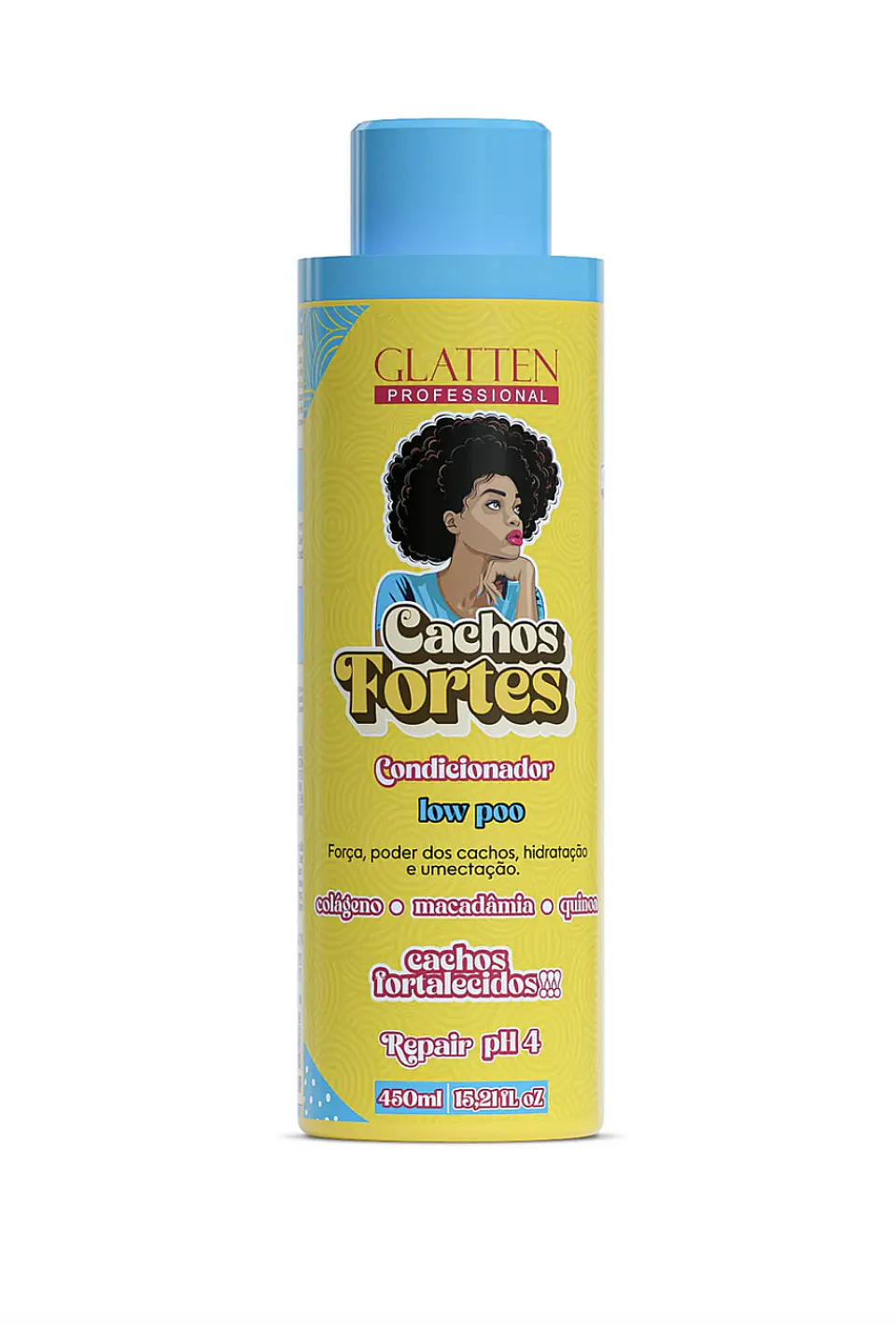 Glatten - Condicionador Cachos Fortes 450ml 1