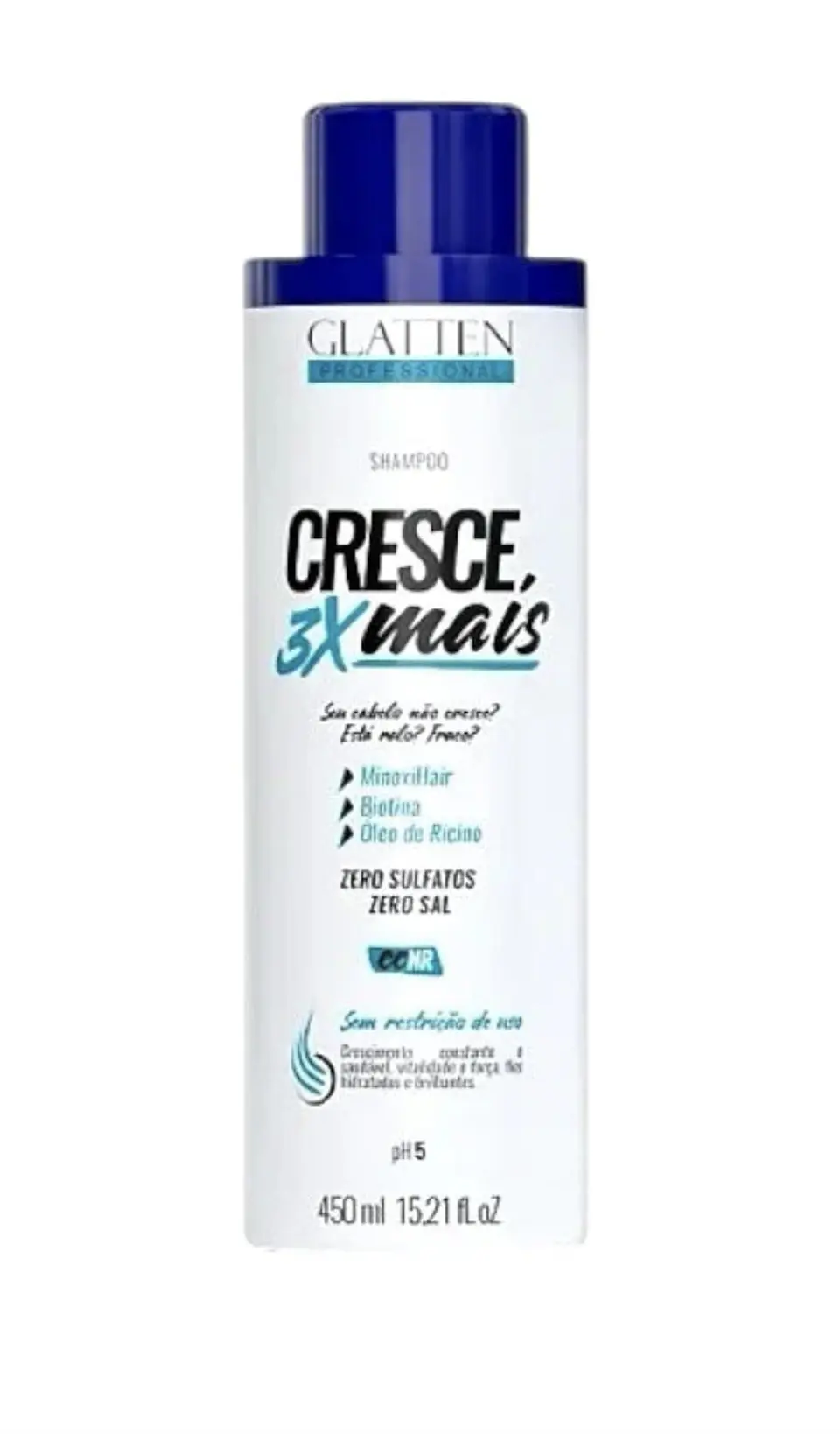 Glatten - Shampoo Cresce 3x Mais 450ml 1