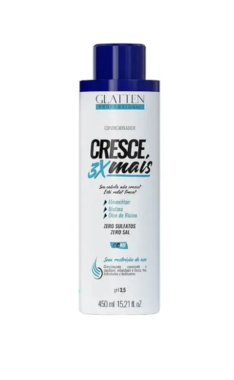 Glatten - Condicionador Cresce 3x Mais 450ml