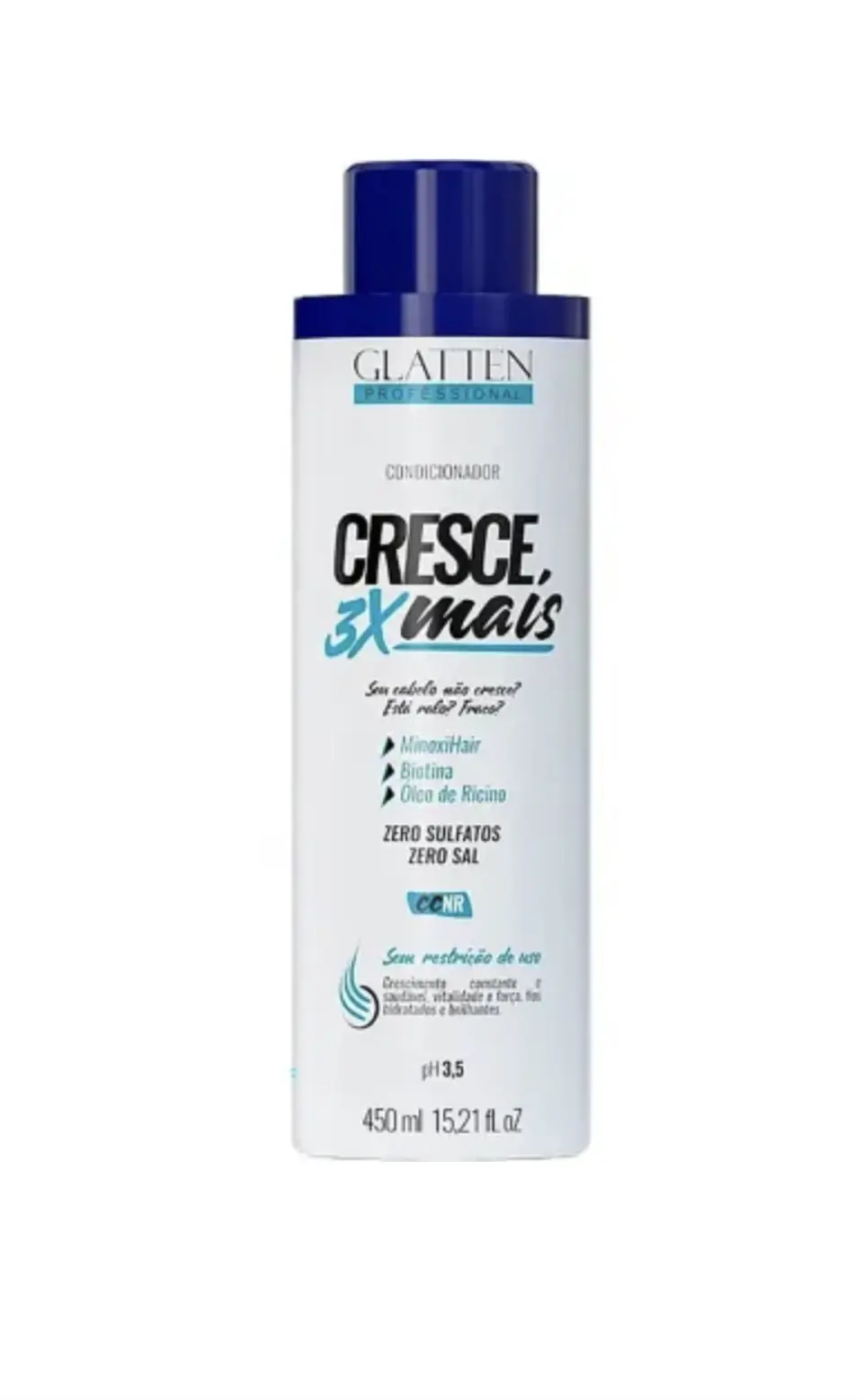 Glatten - Condicionador Cresce 3x Mais 450ml 1
