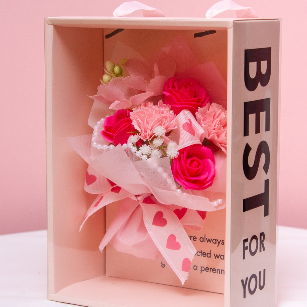 Bouquet Artificial Rosado 2