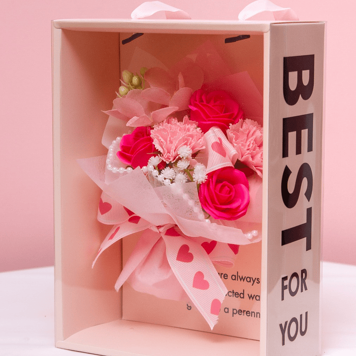 Bouquet Artificial Rosado 2