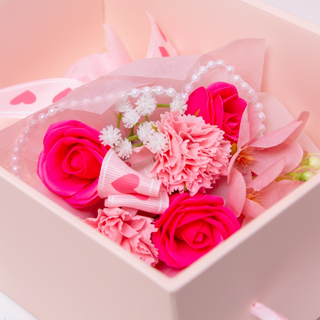 Bouquet Artificial Rosado 3