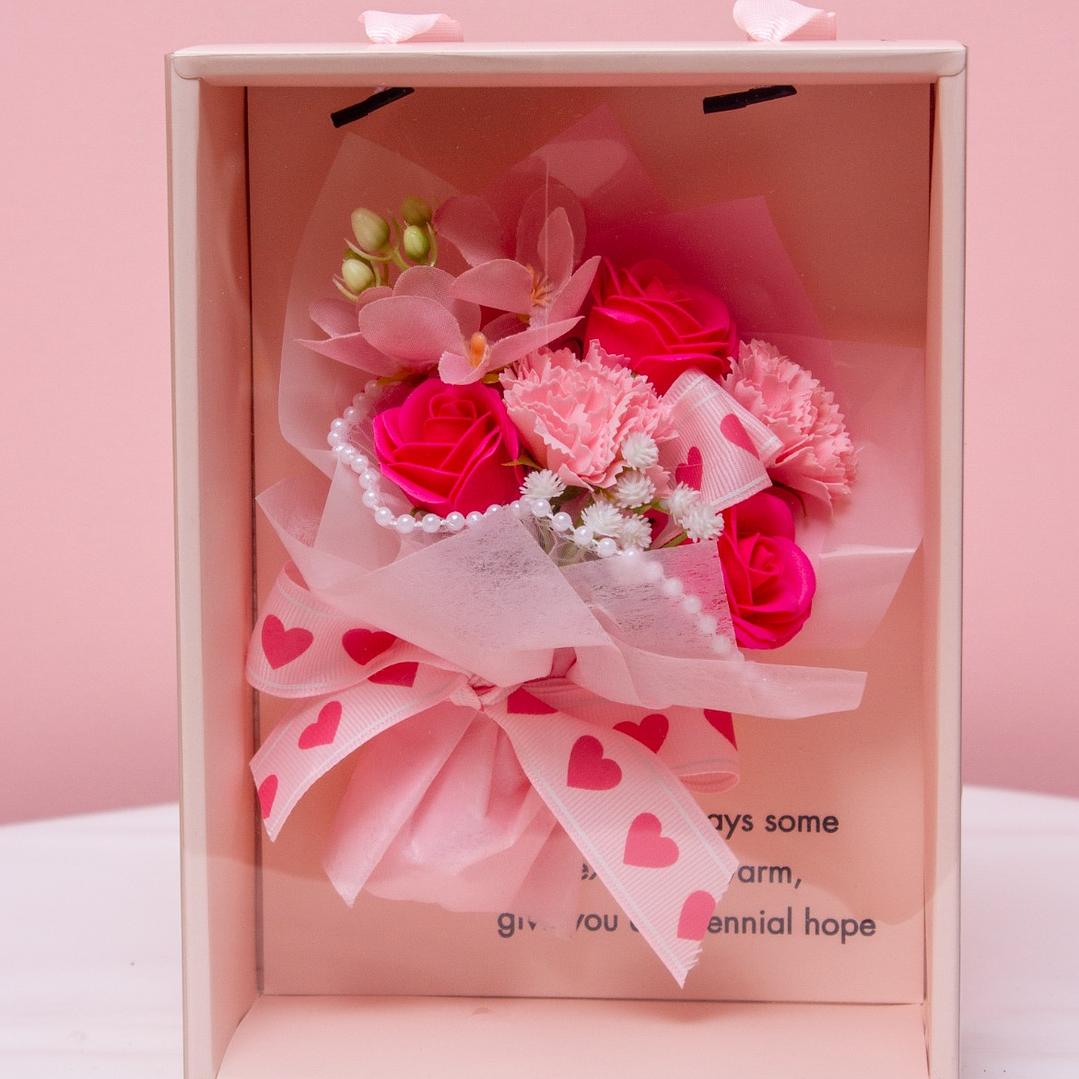 Bouquet Artificial Rosado 1