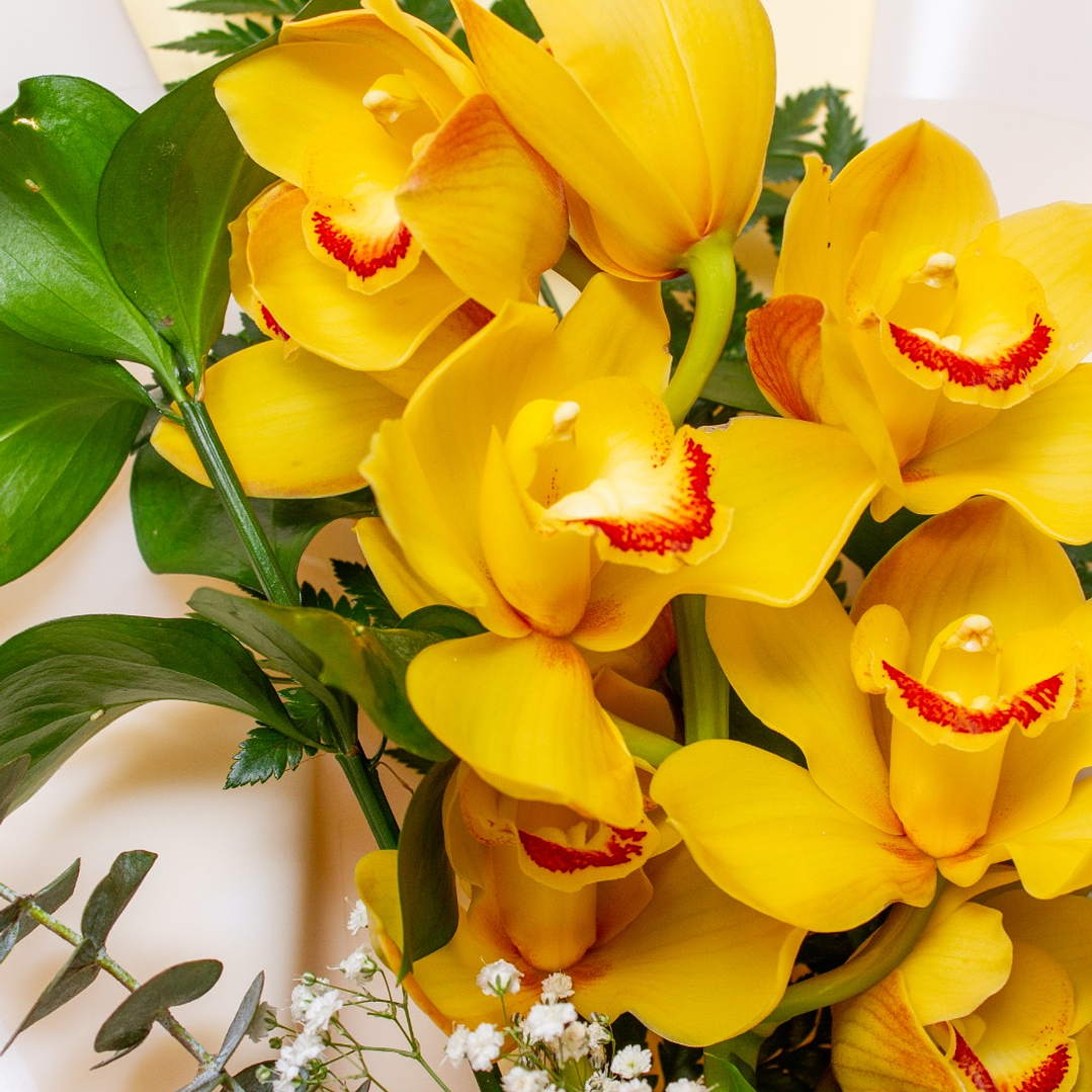Bouquet Orquideas Amarillas 2