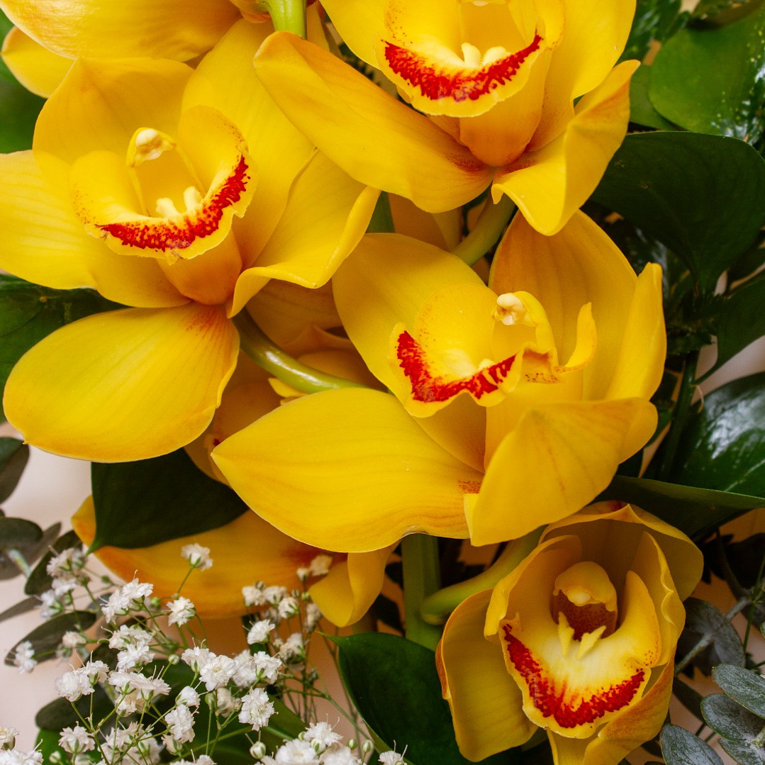 Bouquet Orquideas Amarillas 4