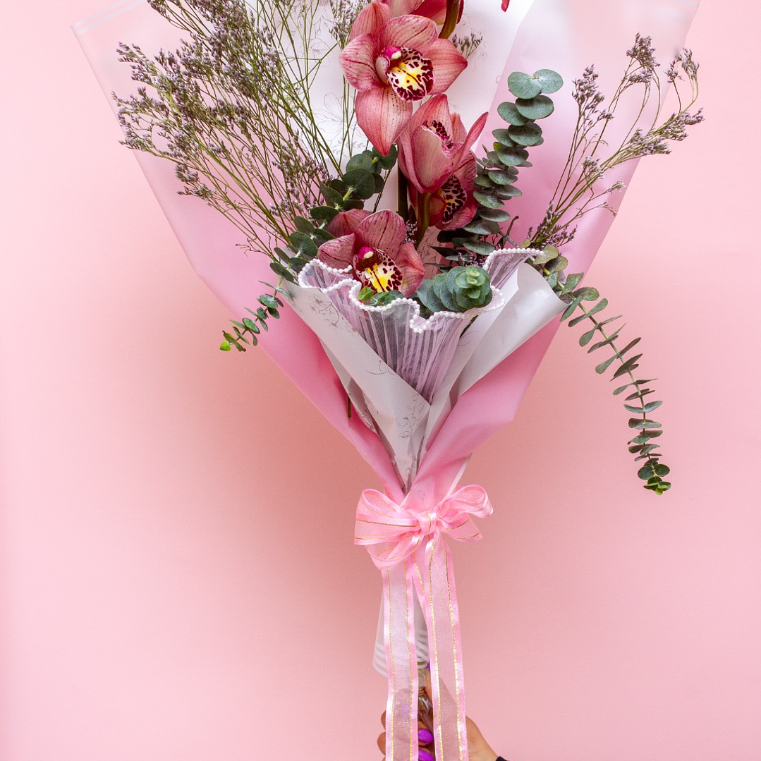 Bouquet Orquídeas Rosadas 1