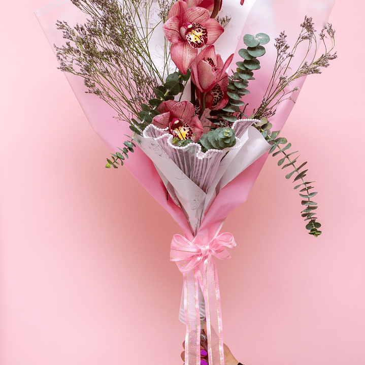 Bouquet Orquídeas Rosadas 1