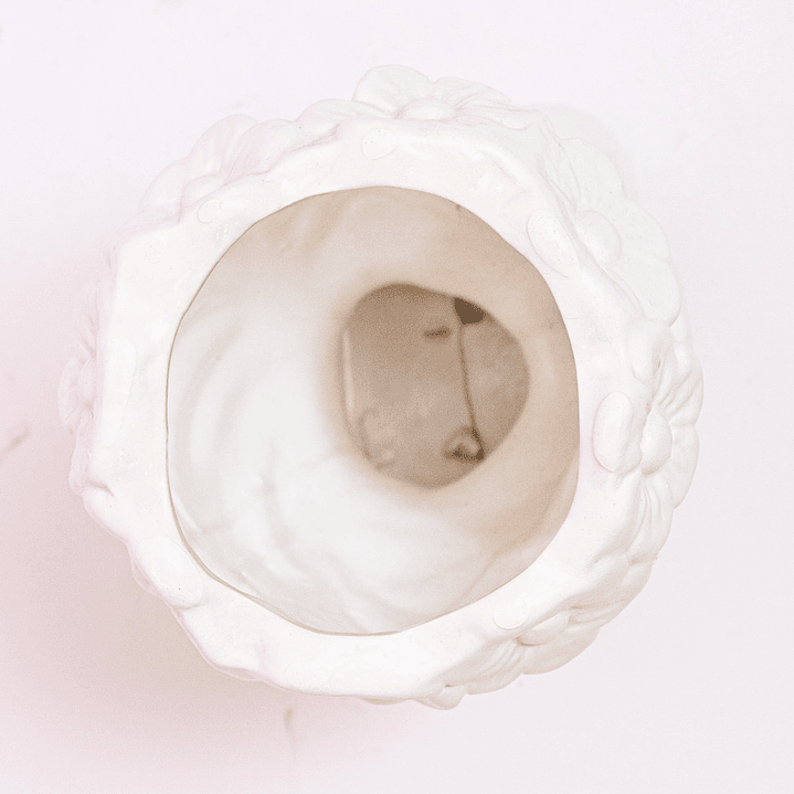 Matera En Ceramica Diseño Rostro 3