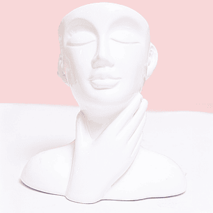 Matera En Ceramica Diseño Rostro Mediano