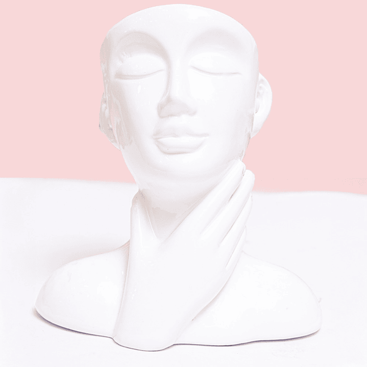 Matera En Ceramica Diseño Rostro Mediano 1