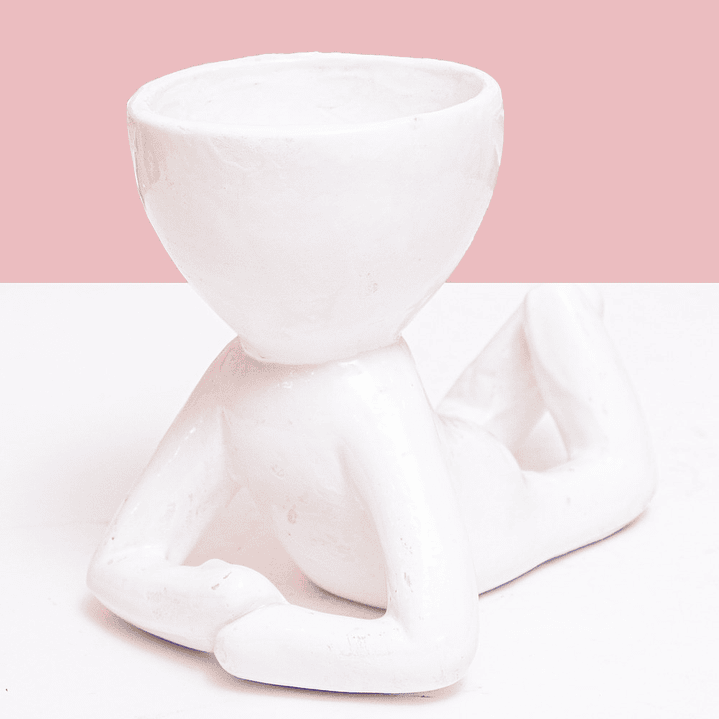 Matera Cerámica Humano Acostado 1