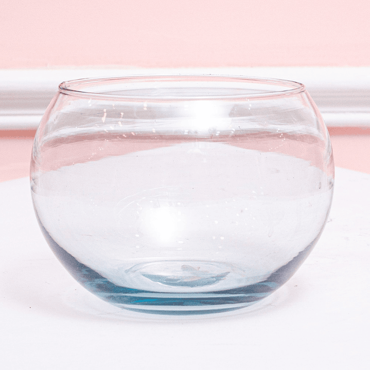 Matera de vidrio tipo pecera 1