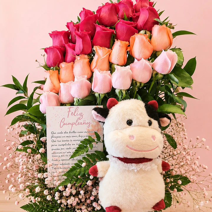 Arreglo Floral Sentimiento Rosas 1