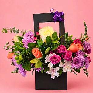Arreglo Floral Diseño Ventana Primaveral 