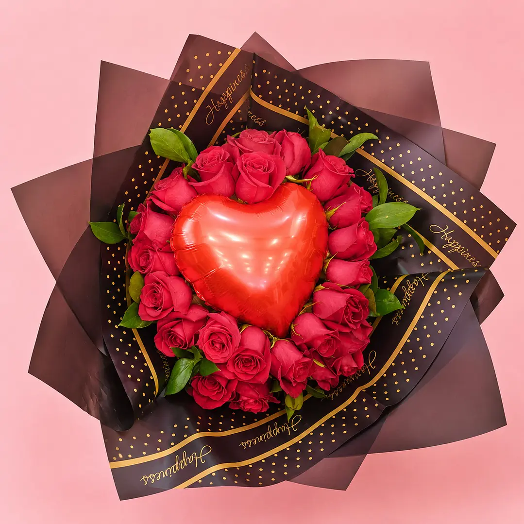 Bouquet de Rosas con Corazón 1