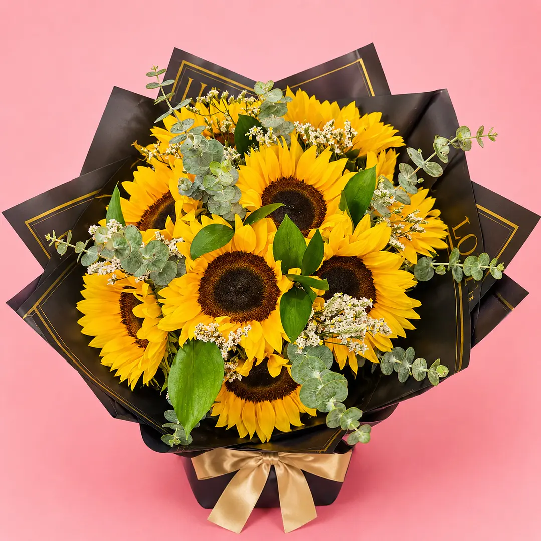 Bouquet Girablue De Girasoles  1