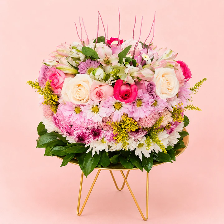 Arreglo Floral Encanto Pastel 1