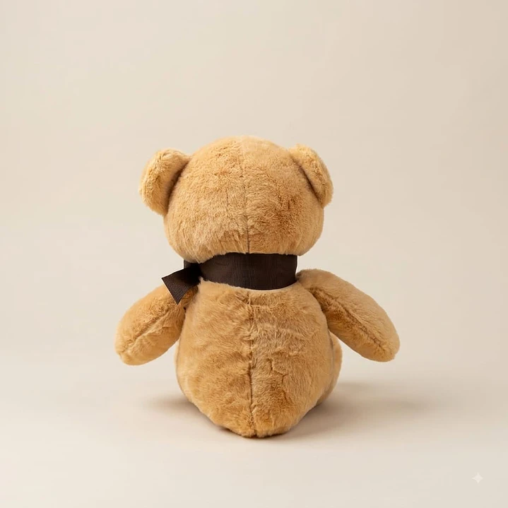 Peluche Osito Clasico Con Moño 3