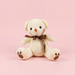 Peluche Osito Blanco Moño - Miniatura 1