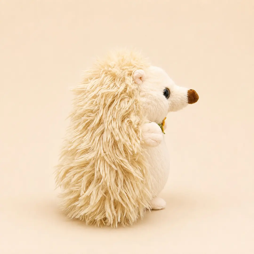 Peluche Erizo Blanco Girasol 2