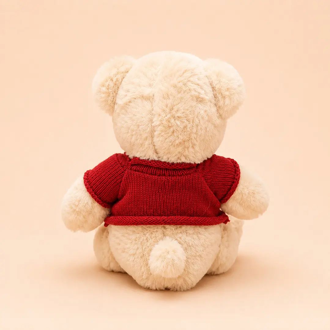 Peluche Oso Teddy Buzo Rojo 3