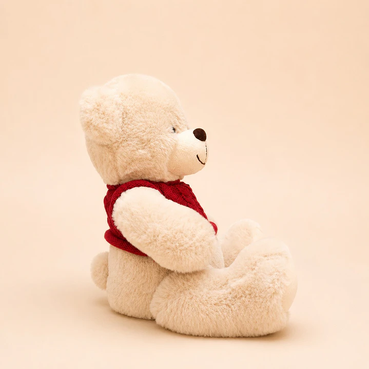 Peluche Oso Teddy Buzo Rojo 2