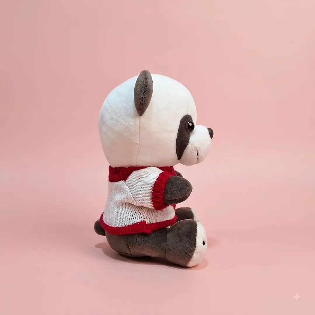 Peluche Oso Panda Buzo Lana 2