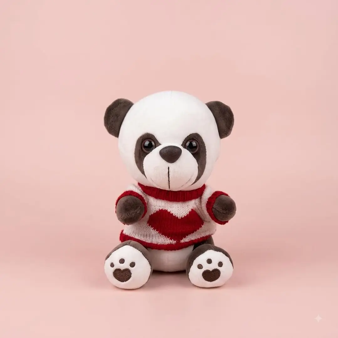 Peluche Oso Panda Buzo Lana 1