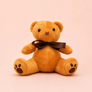 Peluche Osito Cafe Con Moño