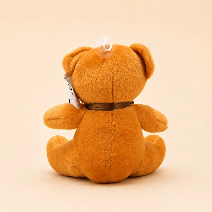 Peluche Osito Cafe Con Moño 3