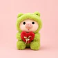 Peluche Cerdito Disfraz Sapo Con Corazón - Miniatura 1