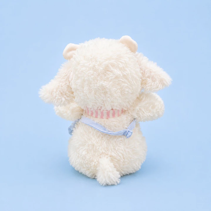 Peluche Corderito Babero Azul 3