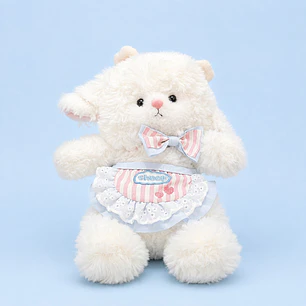 Peluche Corderito Babero Azul