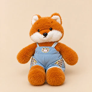 Peluche Zorrito Overol