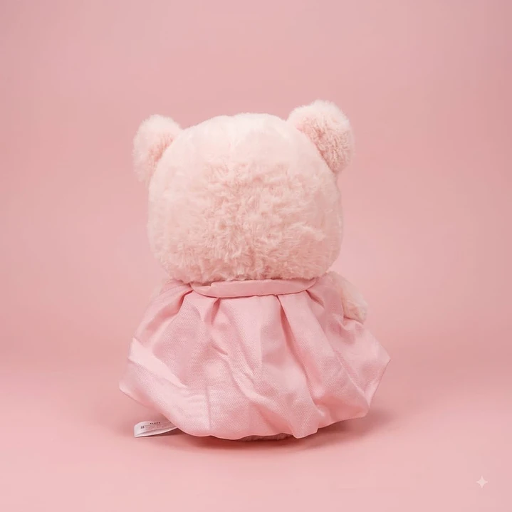 Peluche Cerdita Vestido Rosa Llaves 3