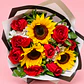 Bouquet Rosas y Mini Girasol - Miniatura 2