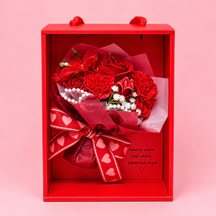 Arreglo Floral Rojo Artificial