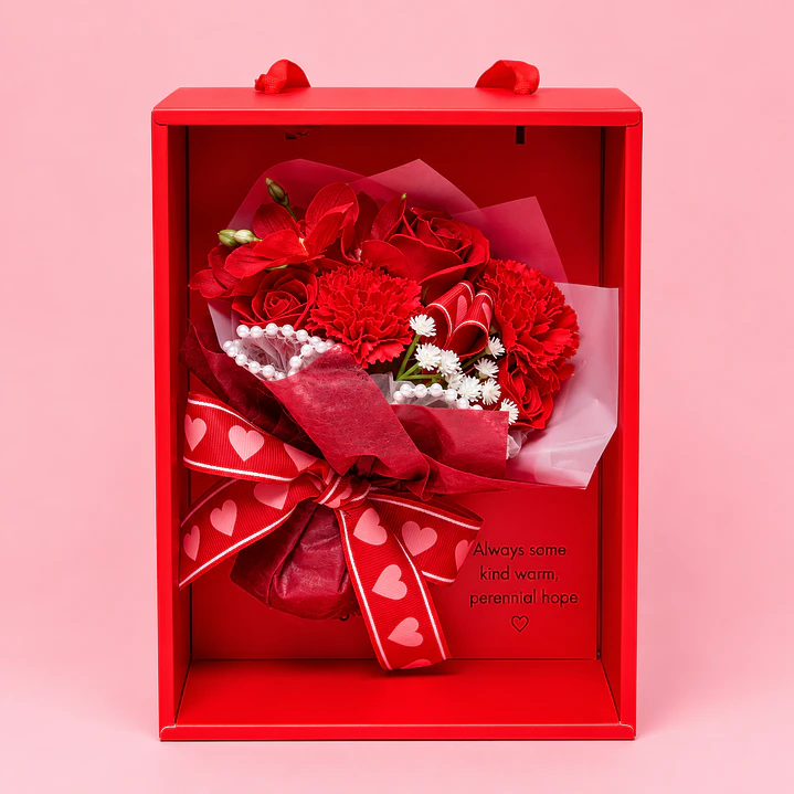 Arreglo Floral Rojo Artificial 1