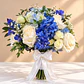 Ramo de Novia Cenicienta + Prendedor Floral para Novio 💙 - Miniatura 3
