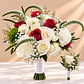 Ramo de Novia Bella y Bestia + Prendedor Floral para Novio  - Miniatura 1