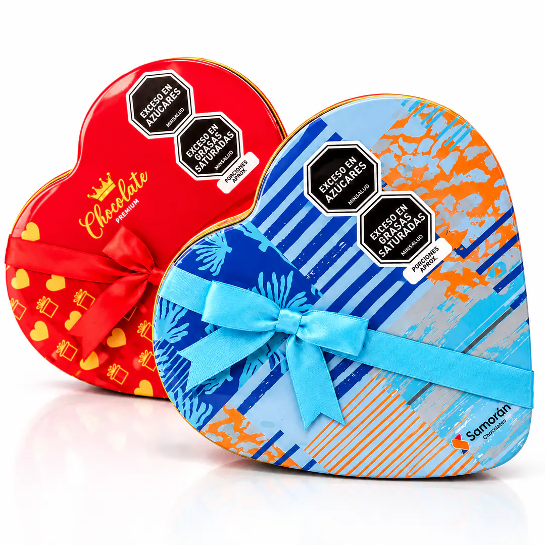 Chocolates Samorán en Caja de Corazón – Un Regalo para Enamorar ❤️🍫 2