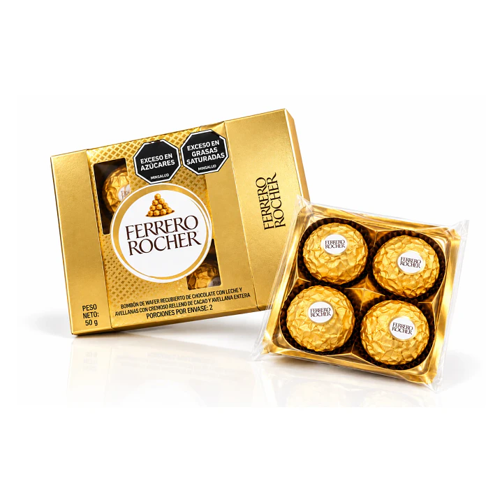 Ferrero Rocher x4 – Elegancia Dorada para Regalar ✨🍫 3