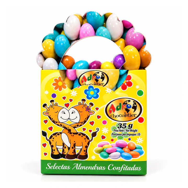 Almendras Confitadas Adro 35 g – Dulces Momentos de Color 🌈🍬 2